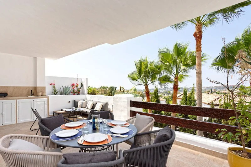 Moderno apartamento de 3 dormitorios en alquiler de larga temporada en Tortugas de Aloha